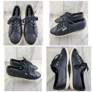 Superga black Laceup casual sneakers sz 5.5
